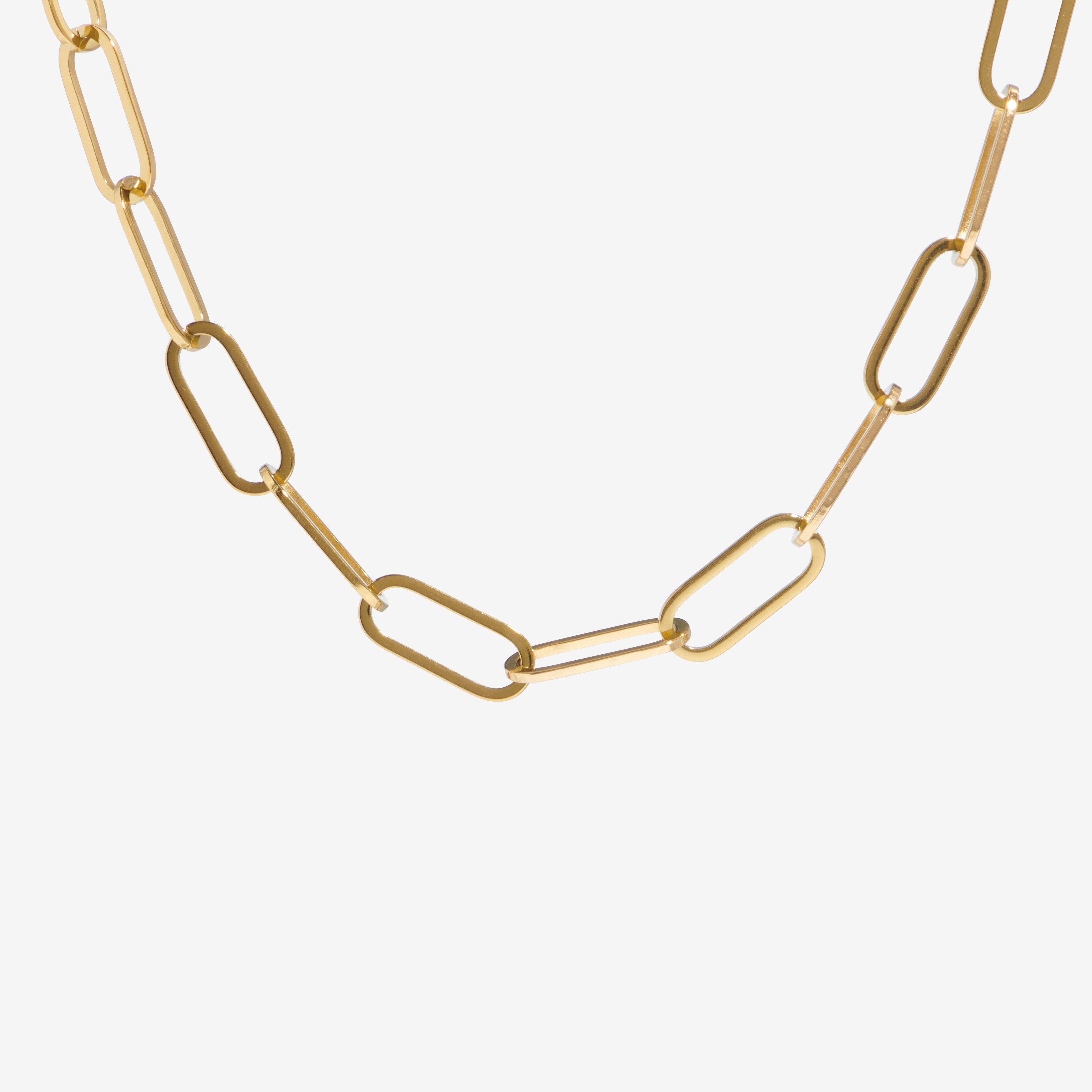 Paperclip Link Necklace
